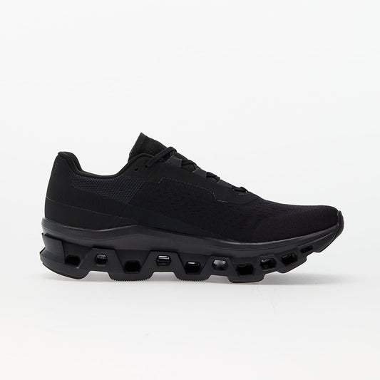 On Cloudmonster — All Black