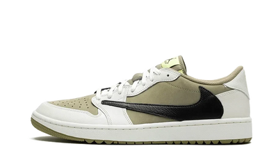 Air Jordan 1 Low Golf x Travis Scott — Neutral Olive