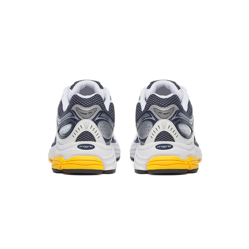 Saucony Omni 9 — White/Navy/Yellow