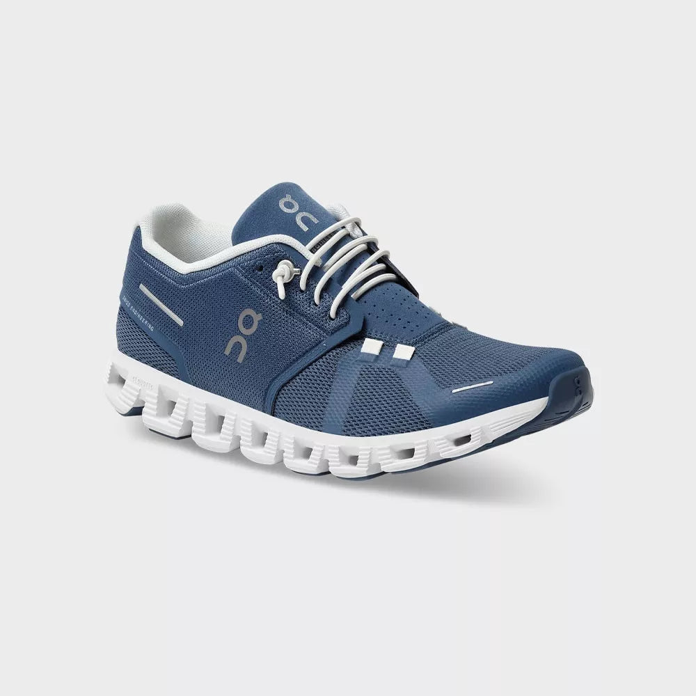 On Cloud 5 — Denim/White