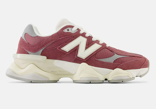 New Balance 9060 — Washed Burgundy/Cream/Grey