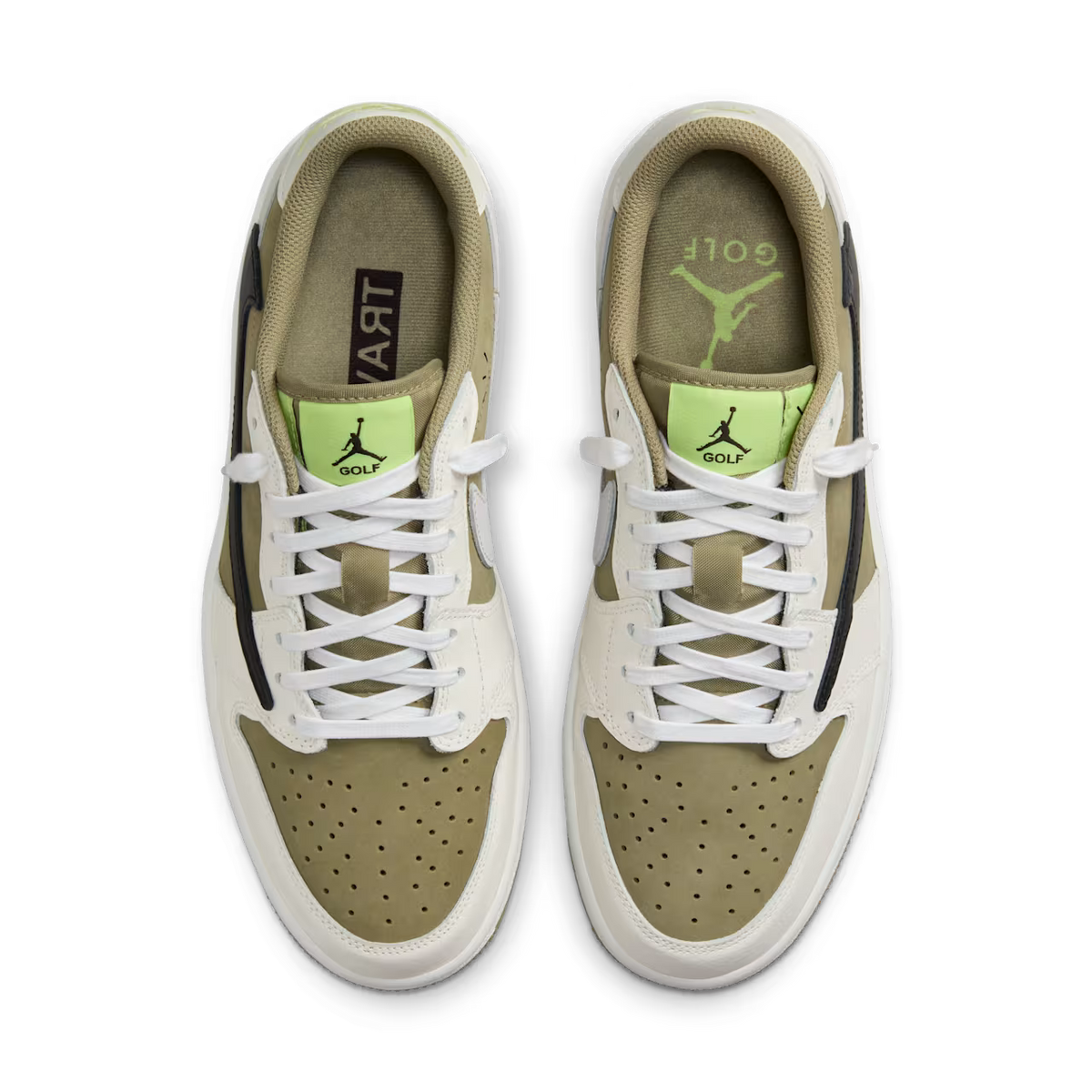 Air Jordan 1 Low Golf x Travis Scott — Neutral Olive