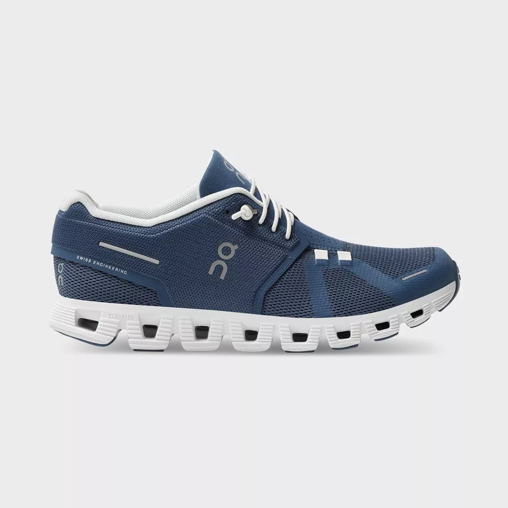 On Cloud 5 — Denim/White
